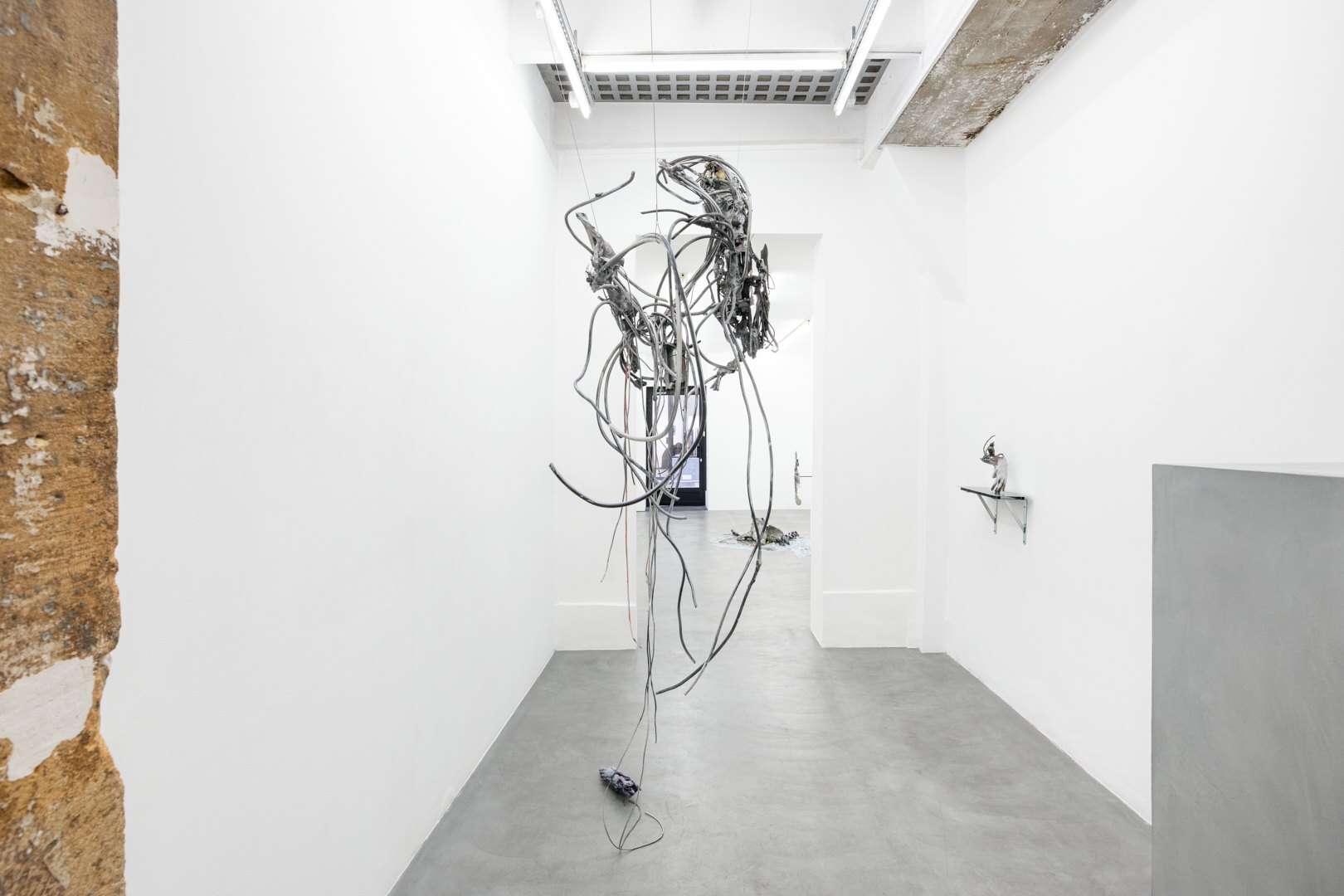 Installation view of dispel, Bremond Capela, Paris, France, 2025